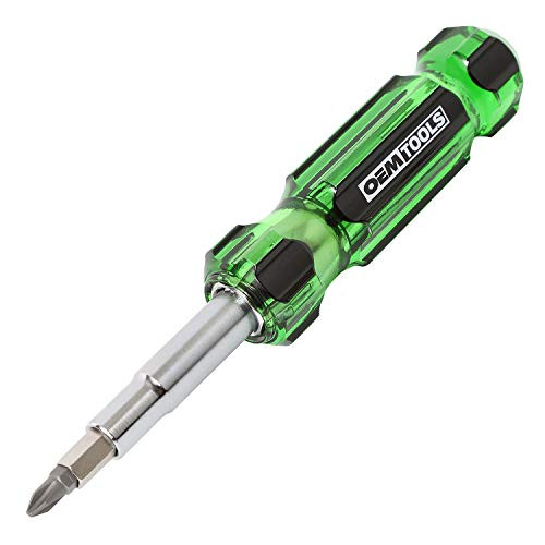 OEM TOOLS 22588 13 in 1 Multi Bit Screwdriver  Nut Driver and Schrader Valve Tool  Multi Tool Screwdriver Kit  HVAC tools  Electrician Tools