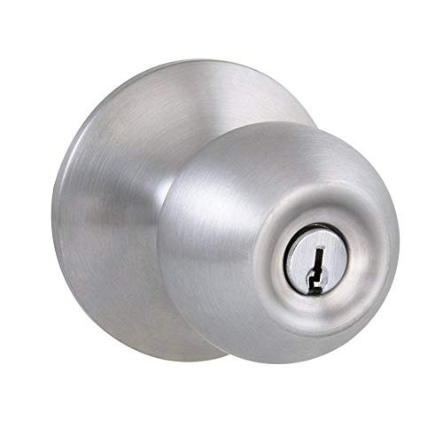 Defiant Saturn Stainless Steel Keyed Entry Door Knob