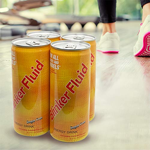 Blinker Fluid Sugar Free Energy Drink  Caffeine  Taurine  Vitamin B6  B12  Niacin  Sports Nutrition for Long Lasting Energy   250 mL  4 Pack