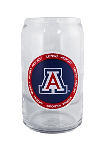 Boelter NCAA Arizona Wildcats 16oz Ring of Honor Glass Can