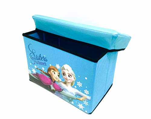 Frozen. Disney Princess Elsa Anna & Olaf Foldable Storage Box & Stool (Blue) Frozen. Disney Princess Elsa Anna & Olaf Foldable Storage Box & Stool (Blue)