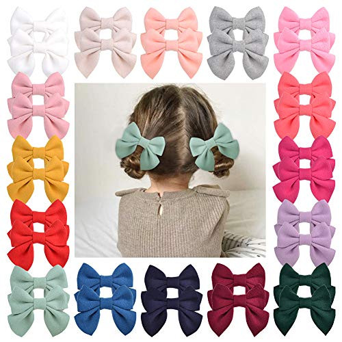 32pcs Baby Girls Hair Bow Alligator Clips Velvet Hair Barrettes Hair Accessories for Little Girls Toddlers Teens Kids 32pcs Baby Girls Hair Bow Alligator Clips Velvet Hair Barrettes Hair Accessories for Little Girls Toddlers Teens Kids