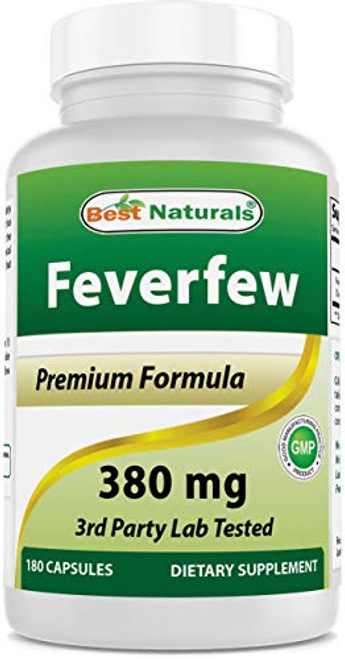 Best Naturals Feverfew 380 mg 180 Capsules