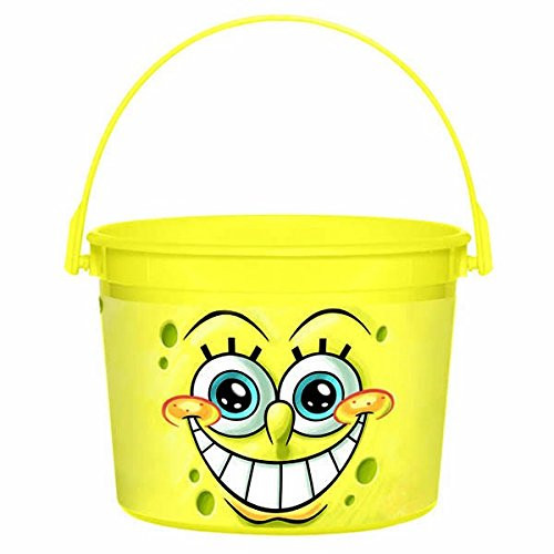 amscan Party Favor Container   Spongebob Collection   Party Accessory Yellow 4 1 2  x 6 1 4