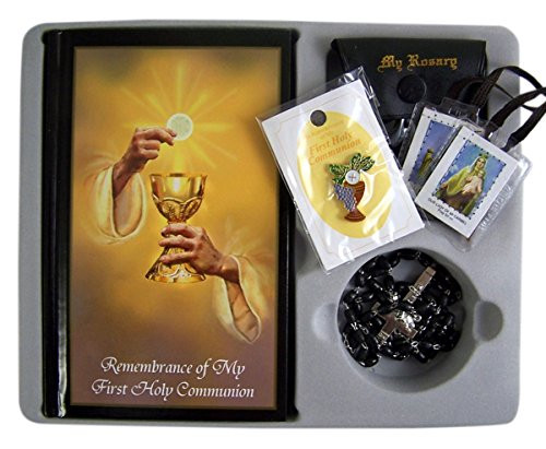 First Communion Gift Set for Boys, 5 Piece Set, English