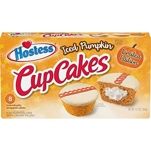 Hostess Iced Pumpkin Cupcakes 8 Count 12 7oz