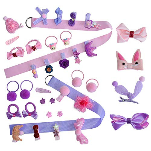 Baby Girls Hair Clips Elastic Hair Ties Cute Hair Bows Hairpins Set Fine Hair No Slip Baby Hairclips Hair Accessories Set For Baby Girls Teens Toddlers 38pcs Purple Baby Girls Hair Clips Elastic Hair Ties Cute Hair Bows Hairpins Set Fine Hair No Slip Baby Hairclips Hair Accessories Set For Baby Girls Teens Toddlers 38pcs Purple
