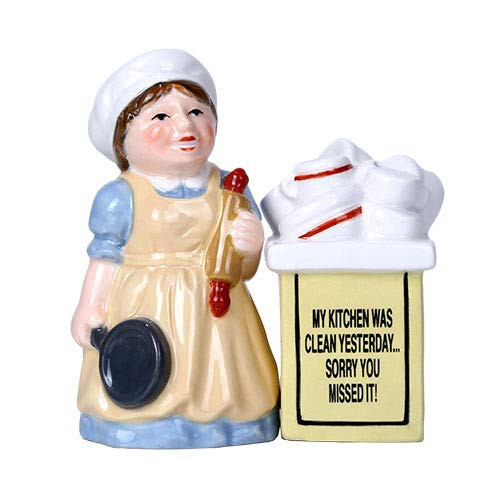 Pacific Giftware Clean Kitchen Ceramic Magnetic Salt and Pepper Shaker Set