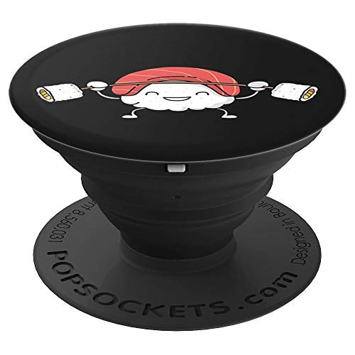Funny Sushi Snatch Squat Barbell Weight Lifting Gym Workout PopSockets Grip and Stand for Phones and Tablets Funny Sushi Snatch Squat Barbell Weight Lifting Gym Workout PopSockets Grip and Stand for Phones and Tablets