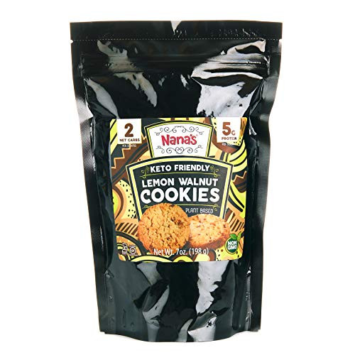 Nana s Keto Cookies Keto Friendly Cookies No Gluten No Grain No Preservatives Lemon Walnut 7 oz Bag Nana s Keto Cookies Keto Friendly Cookies No Gluten No Grain No Preservatives Lemon Walnut 7 oz Bag