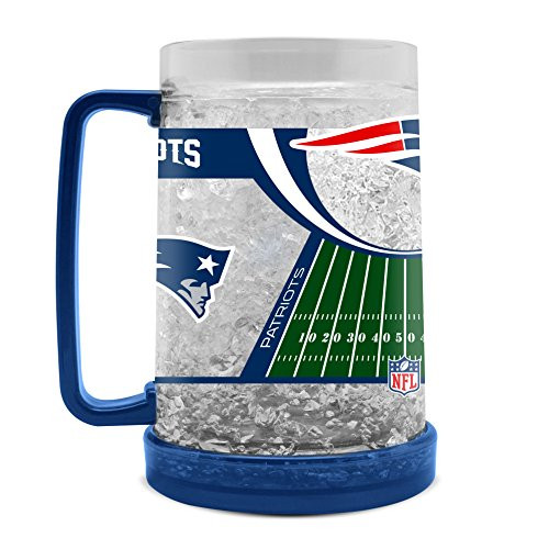 NFL New England Patriots 16oz Crystal Freezer Mug