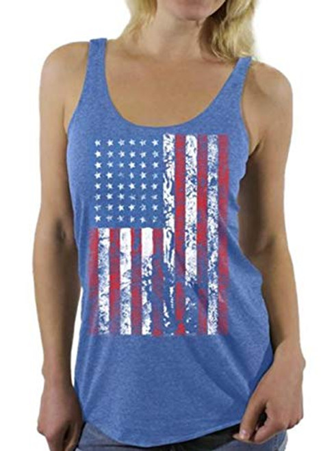 4th July American Flag Tank Tops Women Vintage USA Racerback Tanks Summer Sleeveless Patriotic Shirts Size XL Blue 4th July American Flag Tank Tops Women Vintage USA Racerback Tanks Summer Sleeveless Patriotic Shirts Size XL Blue