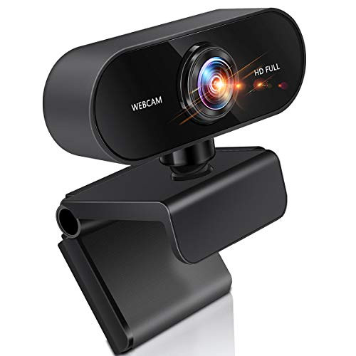 Webcam with Microphone   Web Camera USB Plug and Play Video Conference HD Webcam 1080P  Auto Focus Streaming Computer Camera for Video Calling  Recording  Conferencing  Gaming