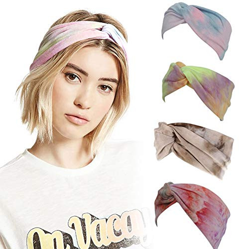 Adeimoo Women Headbands Leisure Headpiecce Boho Knotted Headband Fashion Yoga Running Sport Athletic Travel Comfort Turban Criss Cross Twisted Head Wrap Hair Bands for Women Girls 4 colors A Adeimoo Women Headbands Leisure Headpiecce Boho Knotted Headband Fashion Yoga Running Sport Athletic Travel Comfort Turban Criss Cross Twisted Head Wrap Hair Bands for Women Girls 4 colors A