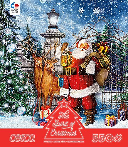 Ceaco The Spirit of Christmas - Santa at The Gate Puzzle (550 Piece)
