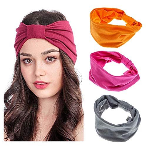 Fstrend Women s Yoga Running Headbands Sports Workout Turban Stretchy Athletic Criss Cross Sweatband Head Wrap Hair Bands for Women and Girls Pack of 4 Fstrend Women s Yoga Running Headbands Sports Workout Turban Stretchy Athletic Criss Cross Sweatband Head Wrap Hair Bands for Women and Girls Pack of 4