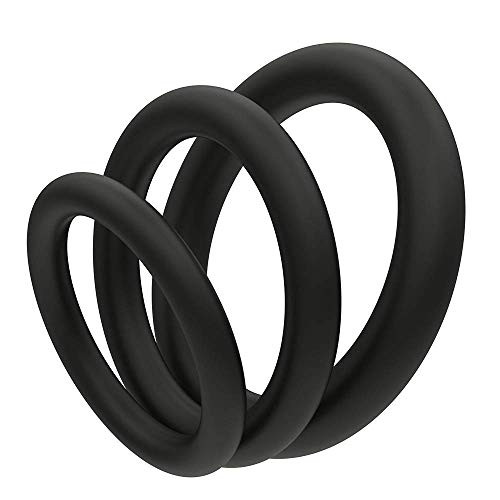 SOCOAT ZWC Exercise Ring Waterproof Black 3pcs Increase 4UTB