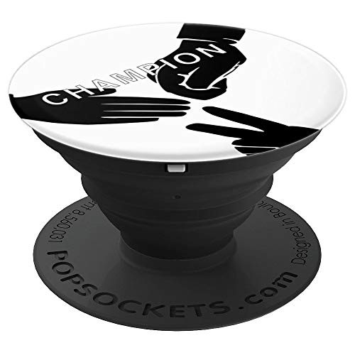 Rock Paper Scissors Champion Design PopSockets Grip and Stand for Phones and Tablets