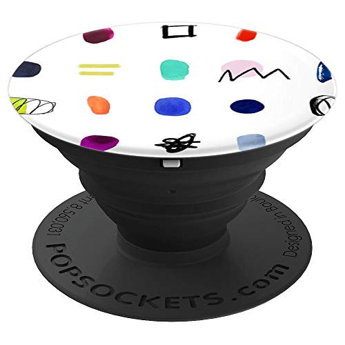 Cute Artist Gift Paint Abstract Watercolor Painted Pattern PopSockets Grip and Stand for Phones and Tablets