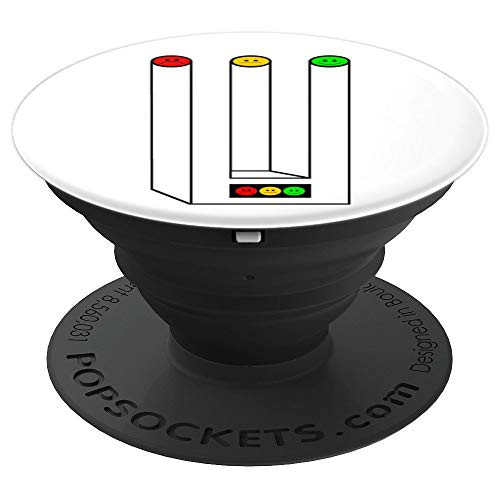 Moody Stoplight Traffic Signal Faces Blivet Fun PopSockets Grip and Stand for Phones and Tablets