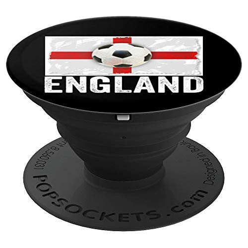 English Flag Soccer Ball England National Flag Team PopSockets Grip and Stand for Phones and Tablets English Flag Soccer Ball England National Flag Team PopSockets Grip and Stand for Phones and Tablets