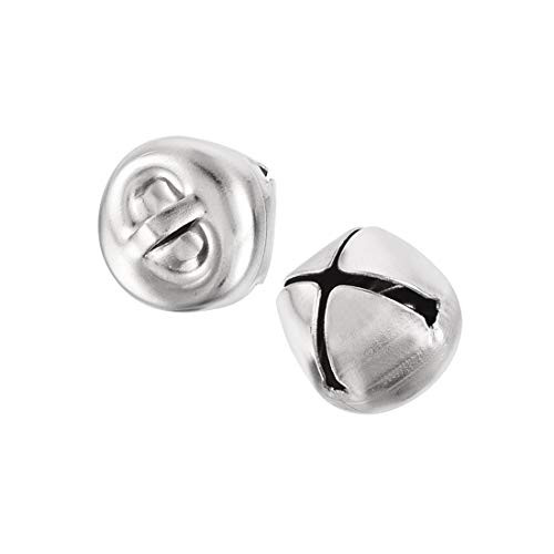 uxcell Jingle Bells 10mm 0 39 Inch 300pcs Craft Bells Bulk DIY Bells for Christmas Festival Decoration Party Home Silvery uxcell Jingle Bells 10mm 0 39 Inch 300pcs Craft Bells Bulk DIY Bells for Christmas Festival Decoration Party Home Silvery