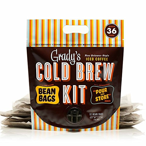Grady's Cold Brew Iced Coffee Cold Brew Kit (Regular) (Pack of 12)