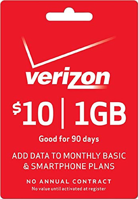 Verizon Prepaid   10 Wireless Minutes Prepaid Top Up Data Add On PIN Card Cod  Mail Delivery