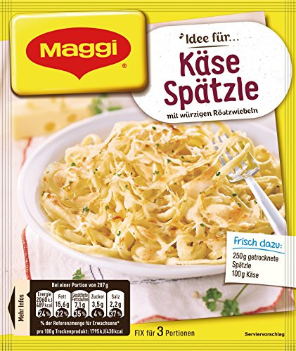 Maggi Fix für Käse Spätzle 35 gram 3 Servings   Pack of 4