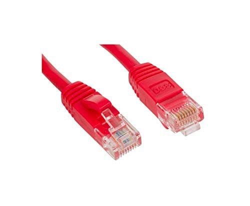 BattleBorn 10 Pack 3 Foot ft Cat5e RJ45 Ethernet Network LAN Patch Cable Red