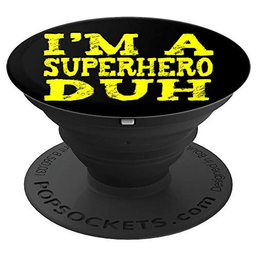 EASY SUPERHERO HALLOWEEN COSTUME Gifts Lazy Last Minute PopSockets Grip and Stand for Phones and Tablets
