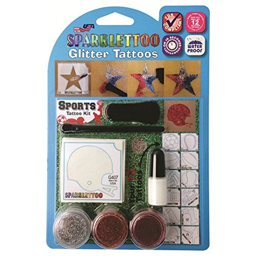 Ruby Red Paint Face Paint  Tattoo Kit   Glitter Sport