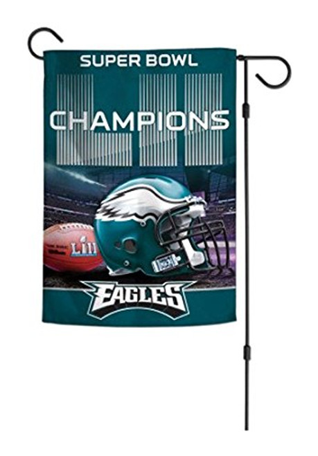 NFL Philadelphia Eagles Super Bowl LII Champions 2 Sided Garden Flag NFL Philadelphia Eagles Super Bowl LII Champions 2 Sided Garden Flag