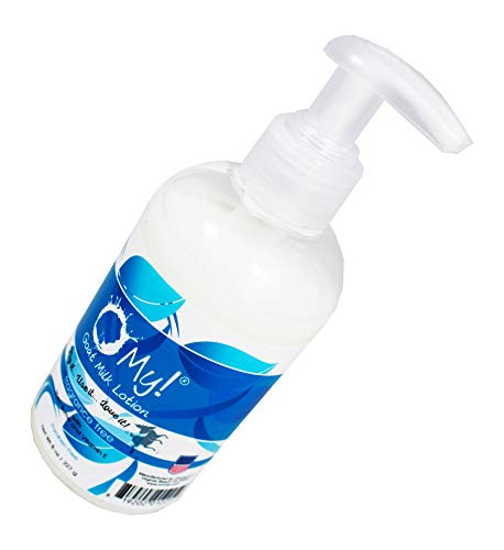 O My Goat Milk Lotion 8oz   Fragrance Free   Made with Farm Fresh Goat Milk   Paraben Free   Hydrating with Shea Butter   Vitamin E   Leaping Bunny Certified   Handmade in USA