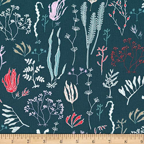 Michael Miller Sea Dreams Hidden Garden Green Quilt Fabric By The Yard