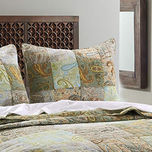 Greenland Home Paisley Dream Pillow Sham  Standard  Multicolored