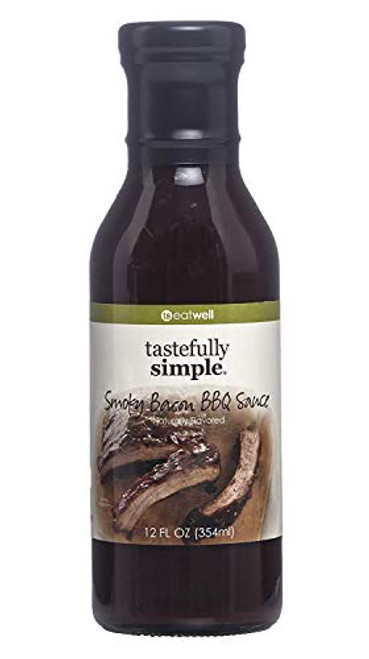 Tastefully Simple Smoky Bacon BBQ Sauce   Great on the grill for Burgers  Chops  Steaks  Ribs  Kabobs and Pulled Pork   12 Fl oz