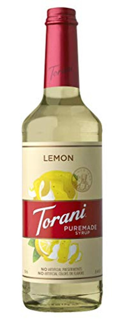 Torani Puremade Syrup Lemon Flavor Glass Bottle Natural Flavors 25 4 Fl Oz 750 mL Torani Puremade Syrup Lemon Flavor Glass Bottle Natural Flavors 25 4 Fl Oz 750 mL