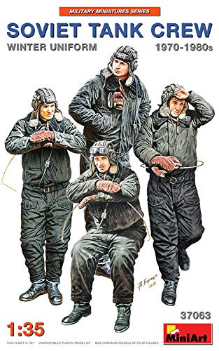 MiniArt 37063   1 35 Soviet Tank Crew 1970 80s in Winter Uniform