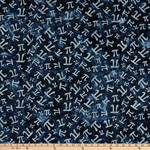 Anthology Fabrics Easy As Pi Specialty Batik  Charcoal Yard