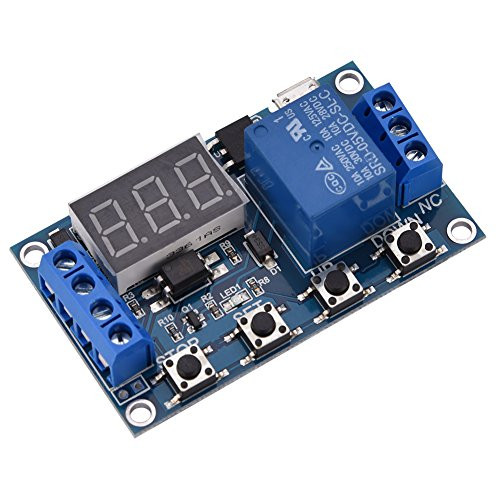 DC 6 30V Digital LED Relay Board Cycle Timing Circuit Switch Timer Delay Trigger Module Micro USB 5V