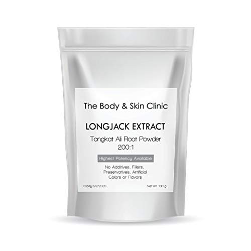 Pure Longjack Extract 200 1 Powder  100 Grams    Tongkat Ali   Eurycoma Longifolia