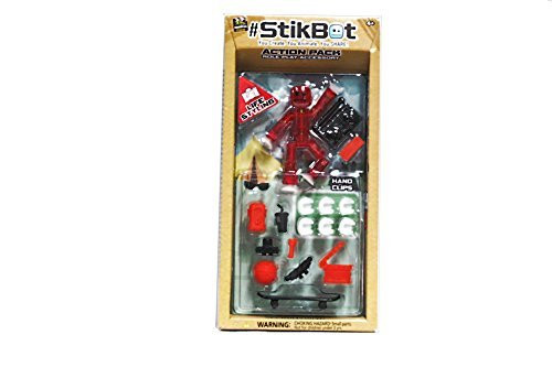Wave 2 Stikbot Action Pack Life Styling Clear Red Wave 2 Stikbot Action Pack Life Styling Clear Red