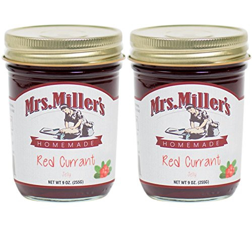 Mrs  Millers Amish Made Red Currant Jelly 9 Ounces   2 Pack