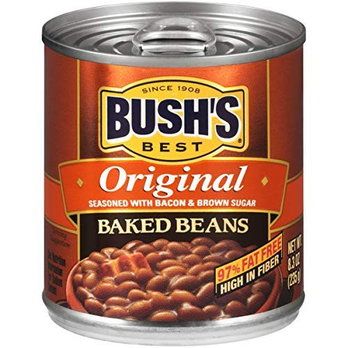 Bush s Best Baked Beans Original Seasoned with Bacon   Brown Sugar 8 3 OZ  6