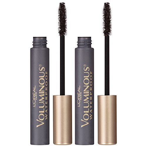 LOreal Paris Makeup Voluminous Origil Volume Building Waterproof Mascara Black Brown 1 Count Pack of 2 LOreal Paris Makeup Voluminous Origil Volume Building Waterproof Mascara Black Brown 1 Count Pack of 2