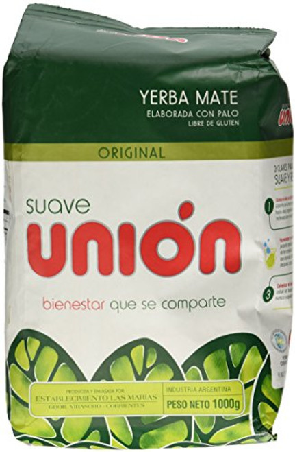 Union Yerba Mate Con Palo Suave 1kg 2 2lb Union Yerba Mate Con Palo Suave 1kg 2 2lb