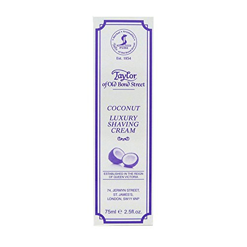 Taylor of Old Bond Street Coconut Luxury Shaving Cream Tube 75ml Taylor of Old Bond Street Coconut Luxury Shaving Cream Tube 75ml