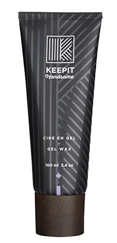 KEEPIT HANDSOME Gel Wax  High Hold With Flexibility and Shine of a Wax  3 4 oz  100 ml