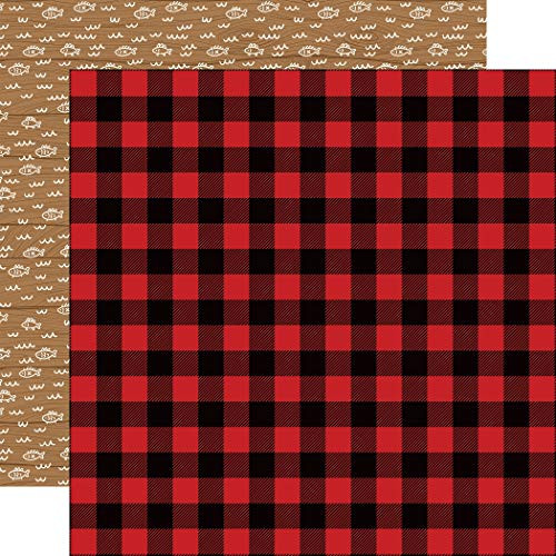 ECHO PARK PAPER COMPANY Lumberjack Paper 12  Buff  Buffalo Plaid